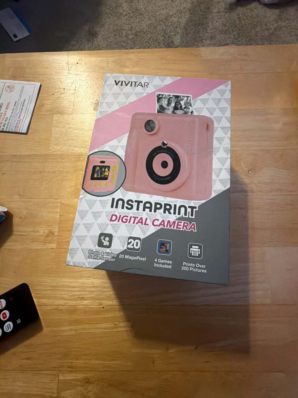 Vivitar InstaPrint Digital Camera Pink